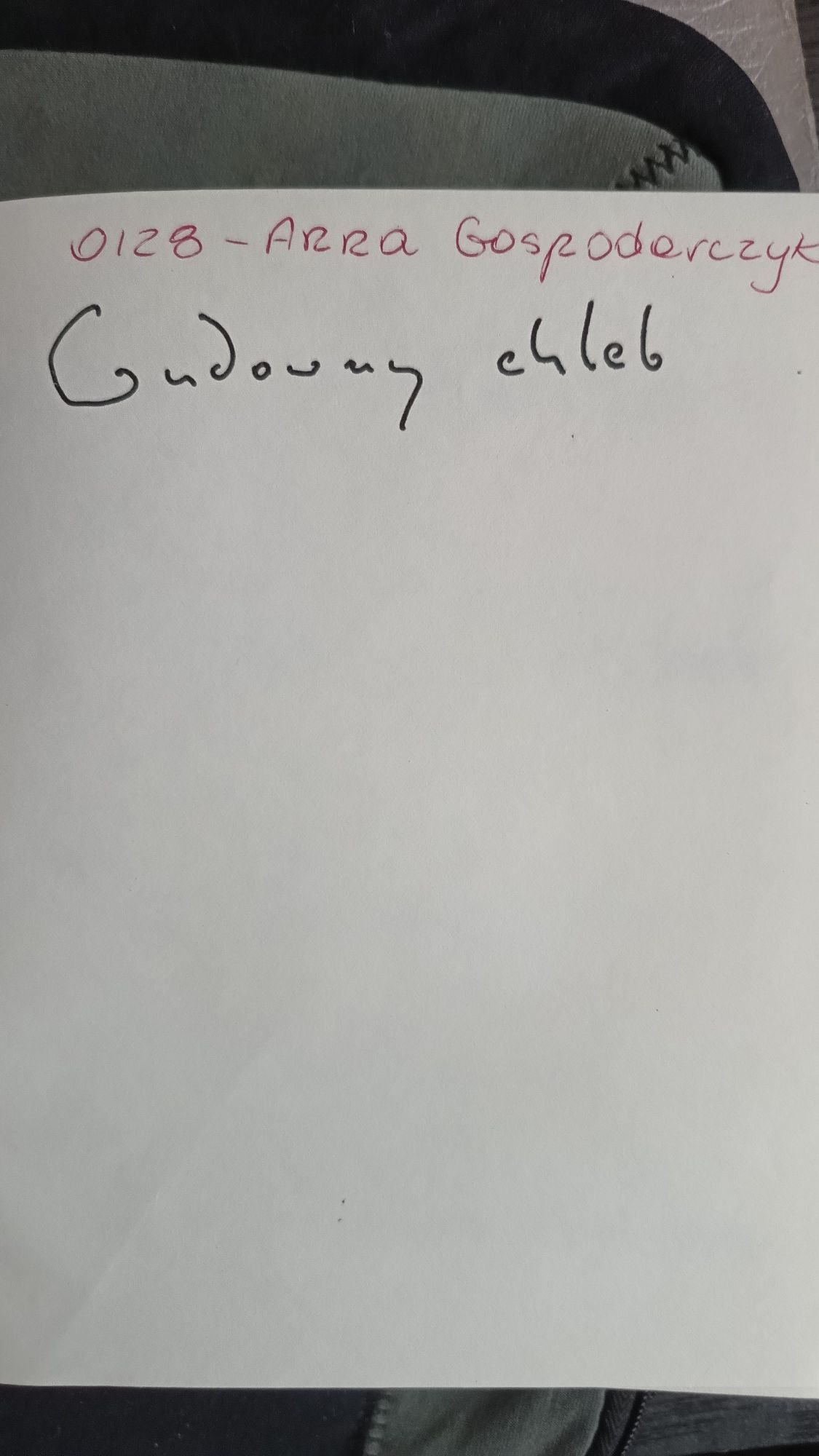 Cudowny chleb - Józef Ondrusz