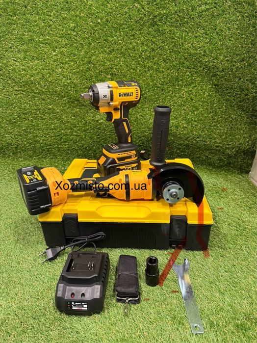 Набір 2в1 АКБ DeWalt 48 V (Гайковерт DCF922D2T + Болгарка DCG405P2