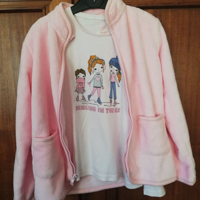 Conjunto casaco +pijama "Cotton Juice" 8A