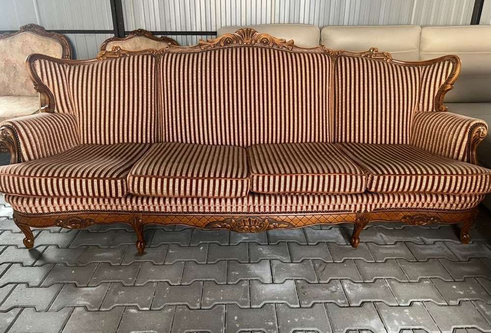 komplet wypoczynkowy w stylu Ludwika-sofa czwórka 2fotele