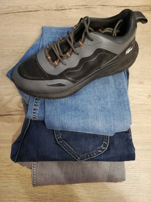 Pakiet 3 jeansy/ kurtka/ buty Lacosta