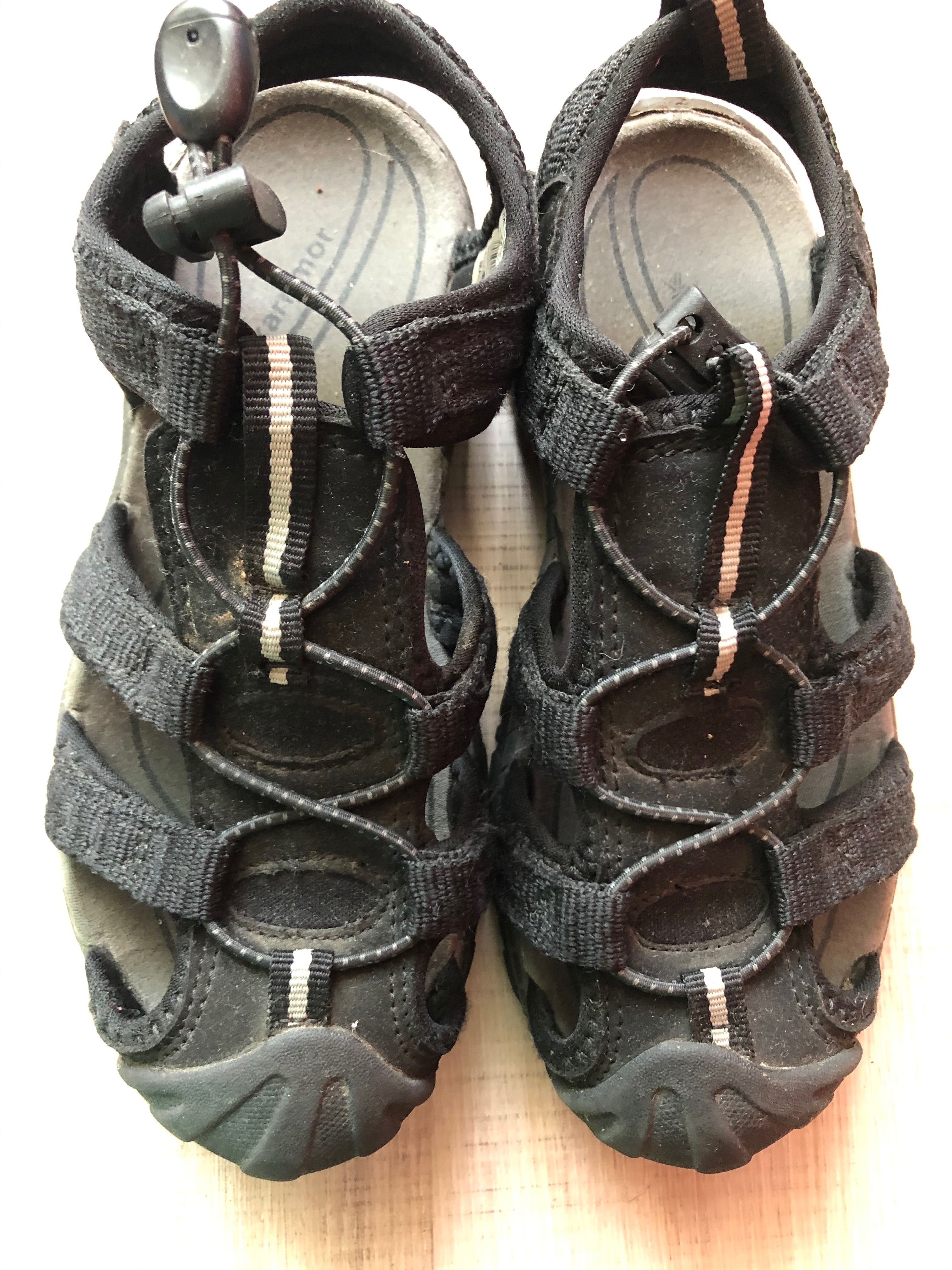 Sandały czarne Karrimor r. 31  dł. Wkładki 19cm sandałki buty lato