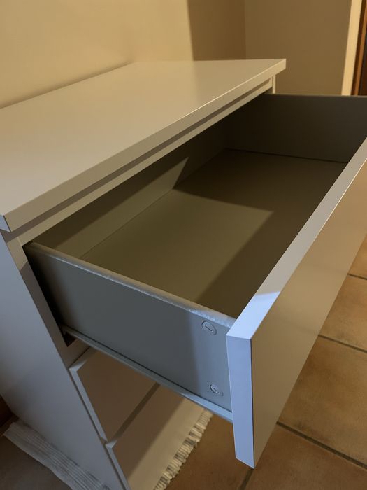 Cómoda Branca 3 gavetas