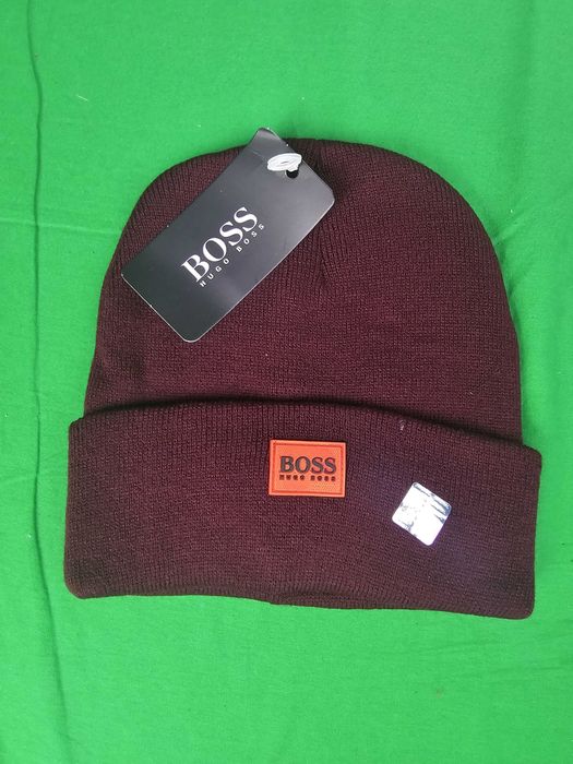 Czapka zimowa Hugo Boss nowość outlet logowane