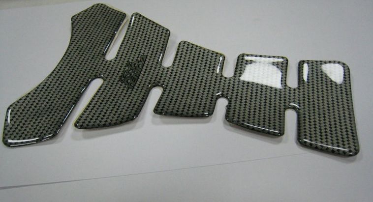 Autocolantes em gota de resina