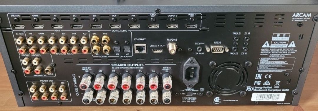 Arcam AVR550 amplituner atmos imax 4K 7.1.4