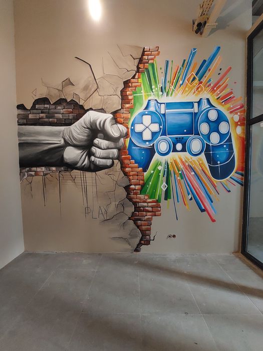 Художній розпис стін, розпис вітрин за доступною ціною!