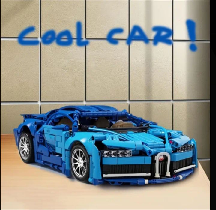 Машина констуруктор лего buggati машинка синя