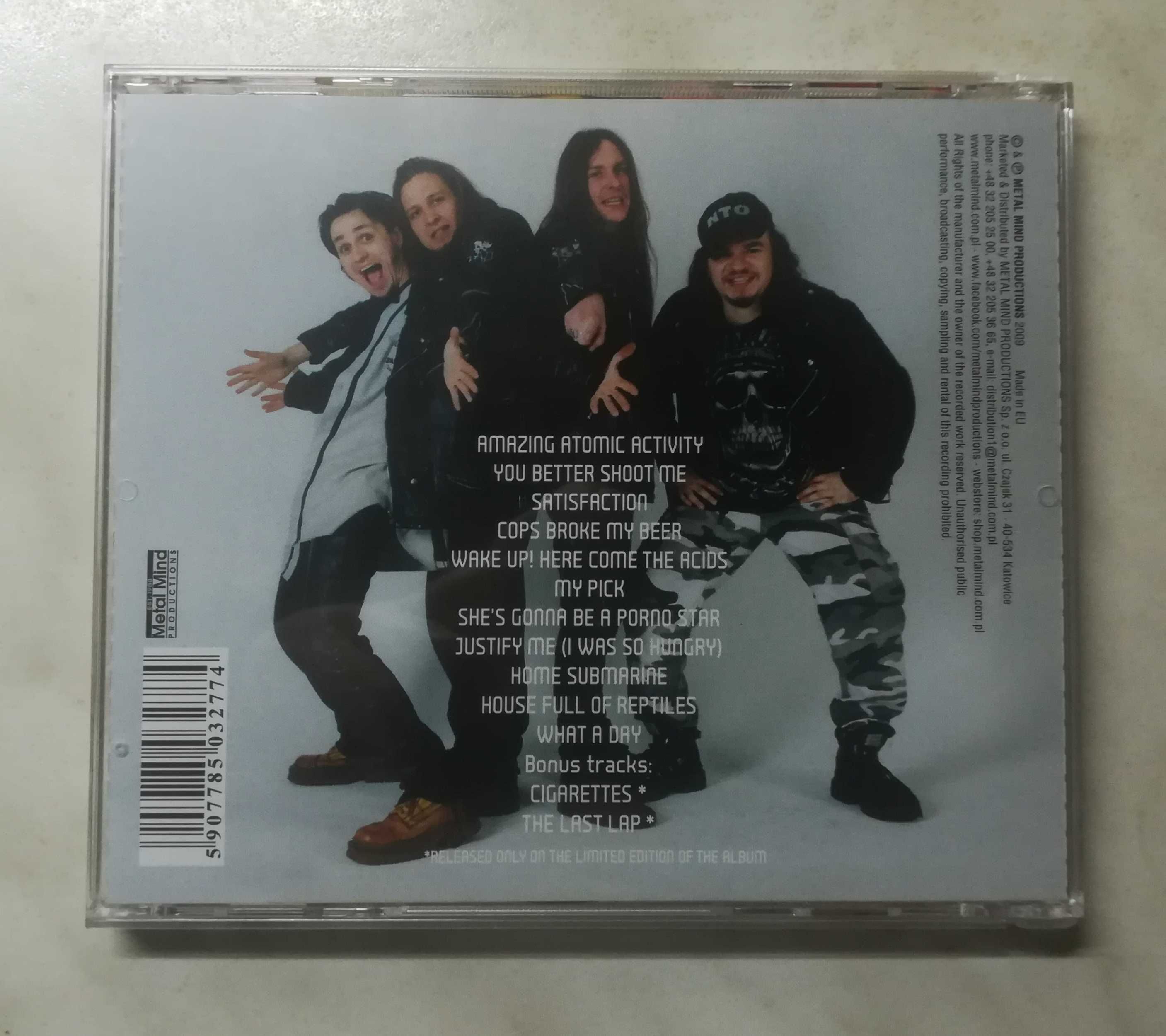 Acid Drinkers"Amazing Atomic Activity".Cd.Stan idealny