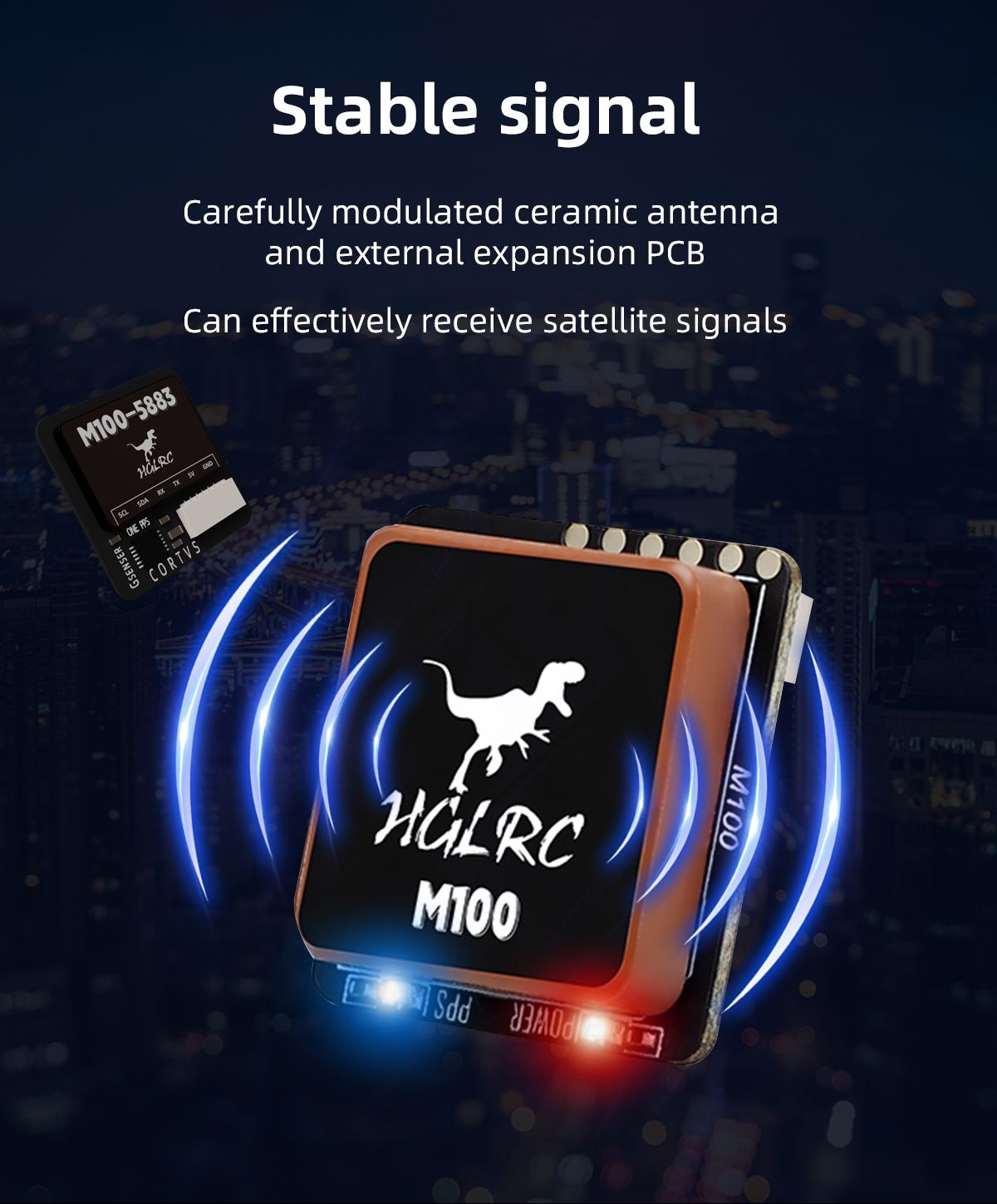 HGLRC M100-5883 GPS модуль