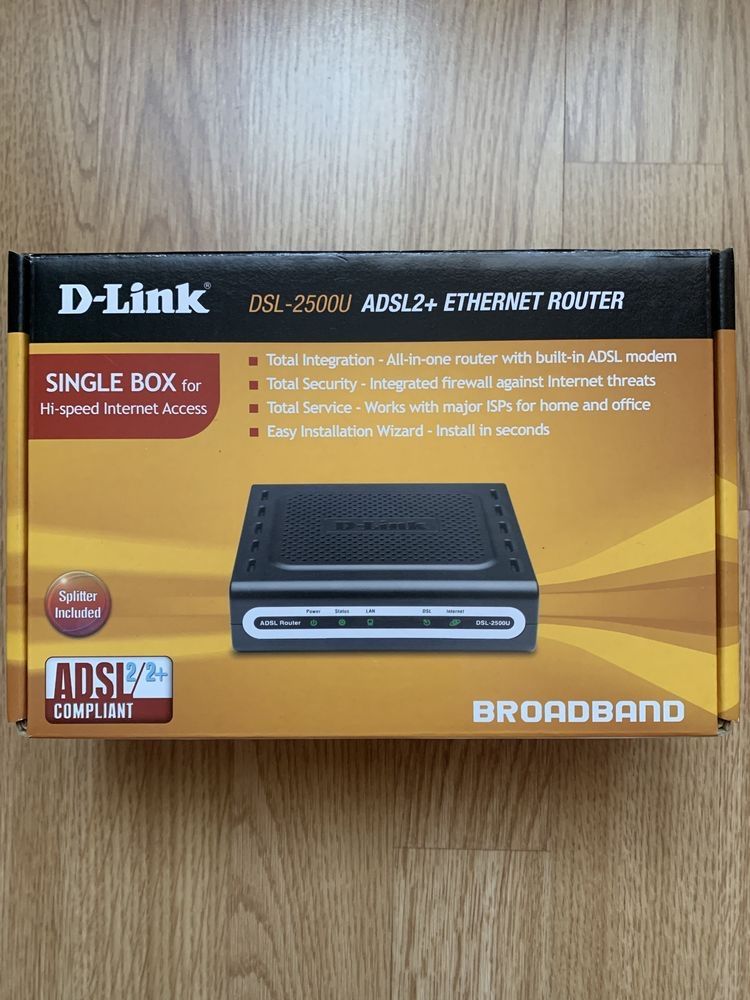 Маршрутизатор ADSL DSL-2500U/BRU/DB