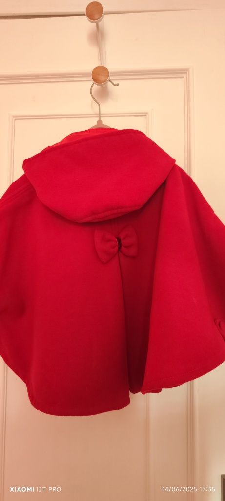 Capa / Poncho fazenda vermelha