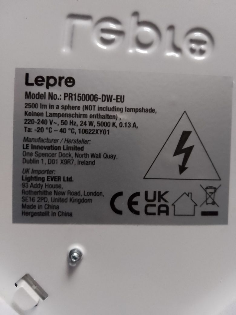 Lampa sufitowa plafon LED łazienka korytarz pokój