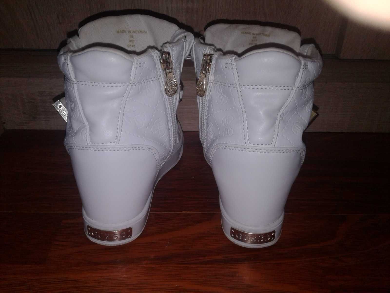 Buty Damskie Białe Guess Rozmiar 35