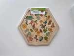 mozaikowa puzzle drewniane Hess drewno zwierzęta puzzle