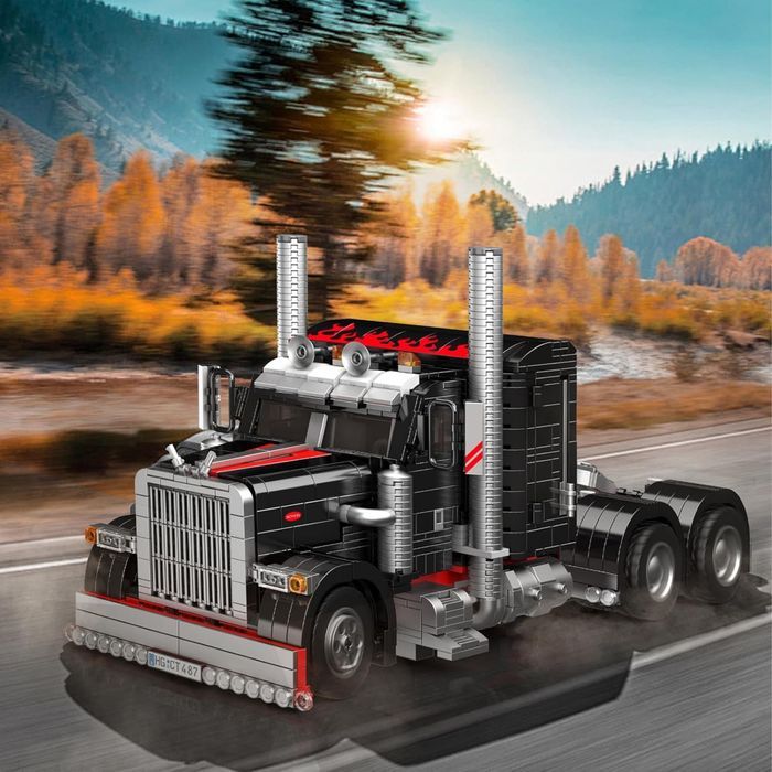 mould king 10037 ciężarówka american truck klocki konstrukcyjne