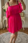 sukienka hiszpanka asos neon M/L