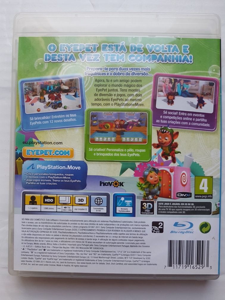 PS3 Jogo EyePet & Amigos em Português
