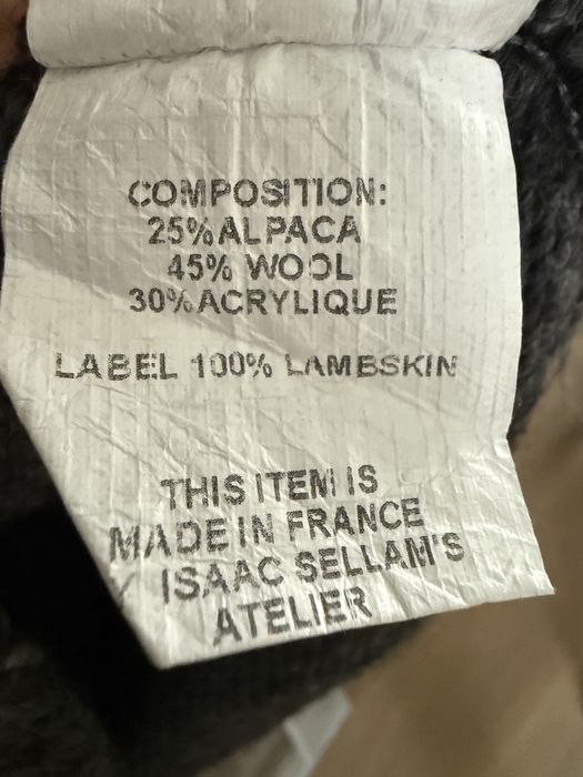 Nowy sweter ISAAC SELLAM’S jak Rick Owens