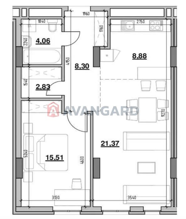 Продам 2к квартиру в ЖК Америка на В Великого