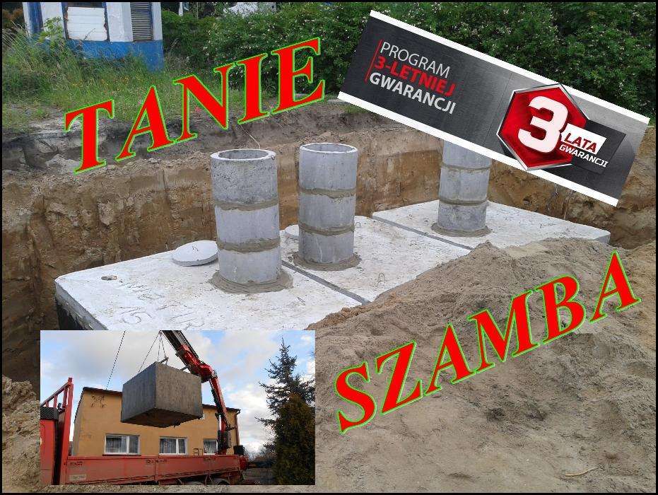 Szambo betonowe szamba 10m3 inne zbiorniki studzienki