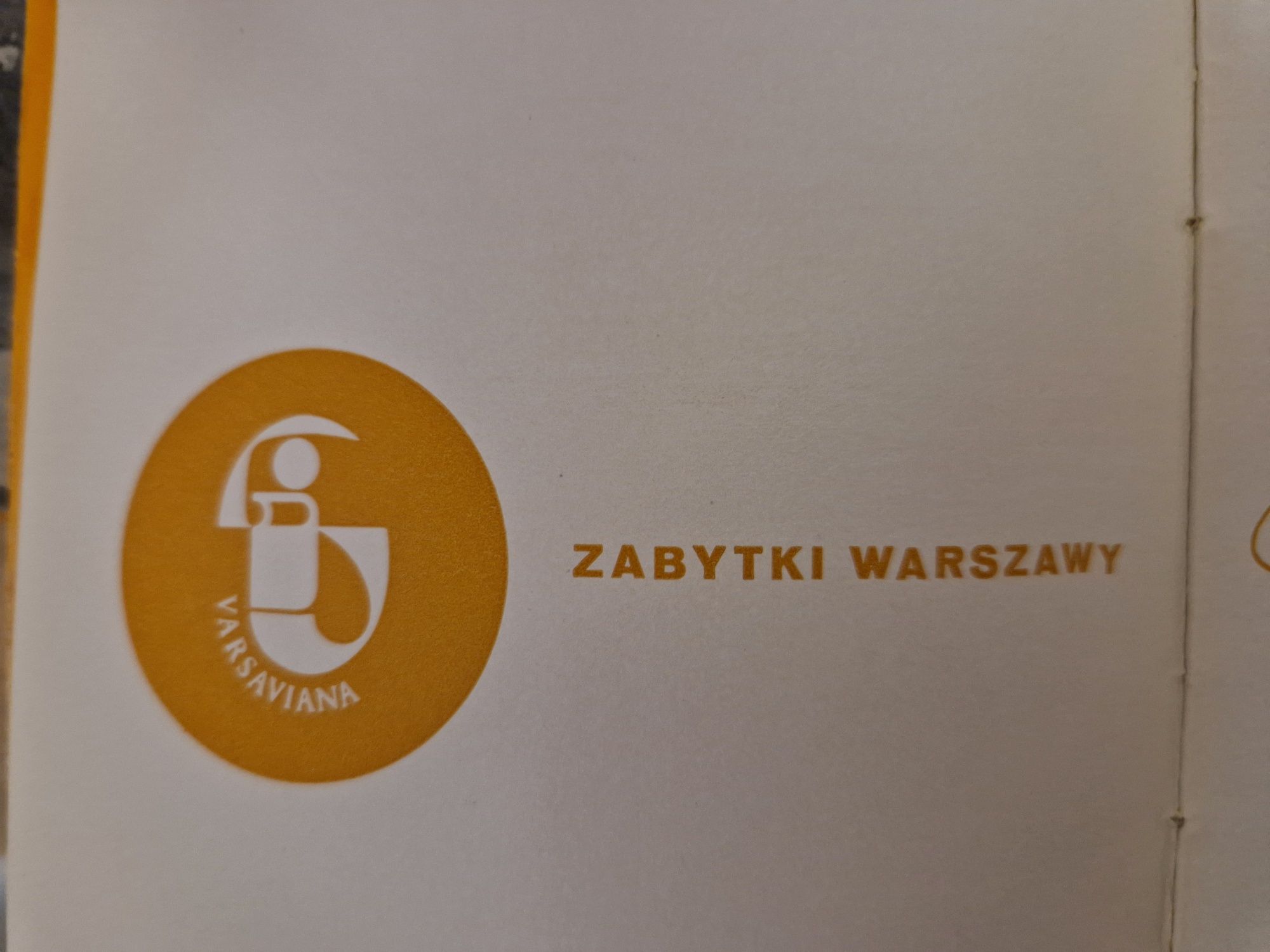 "Zabytki Warszawy" Państwowe Wydawnictwo Naukowe