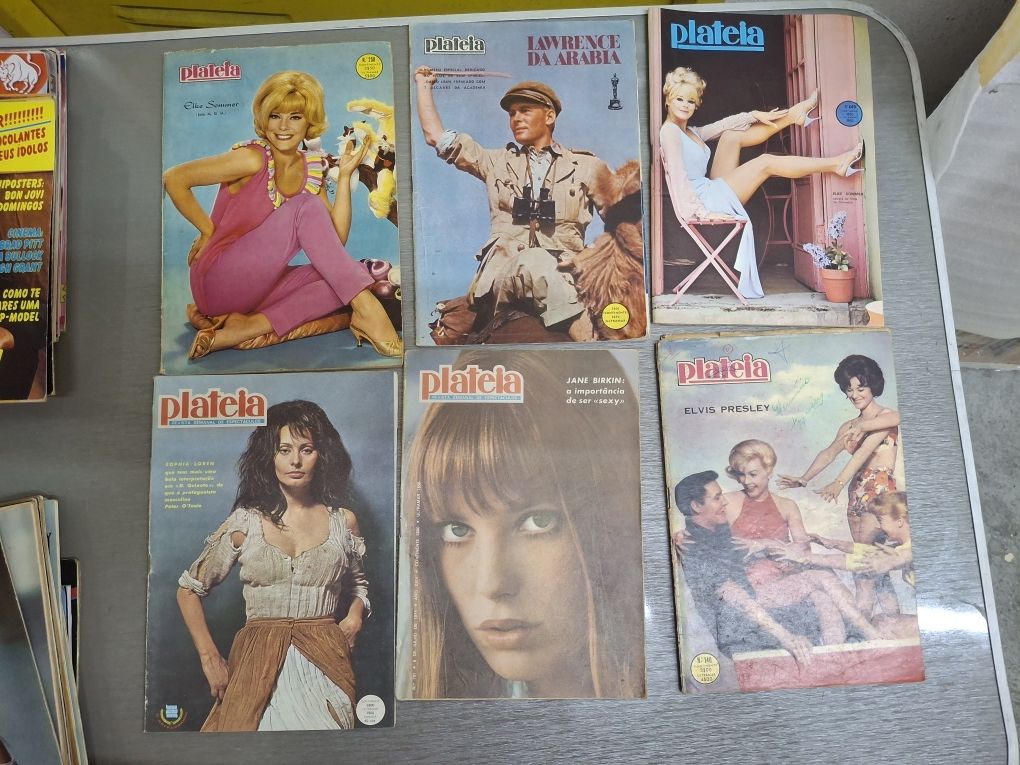 Revistas antigas álbum canção plateia