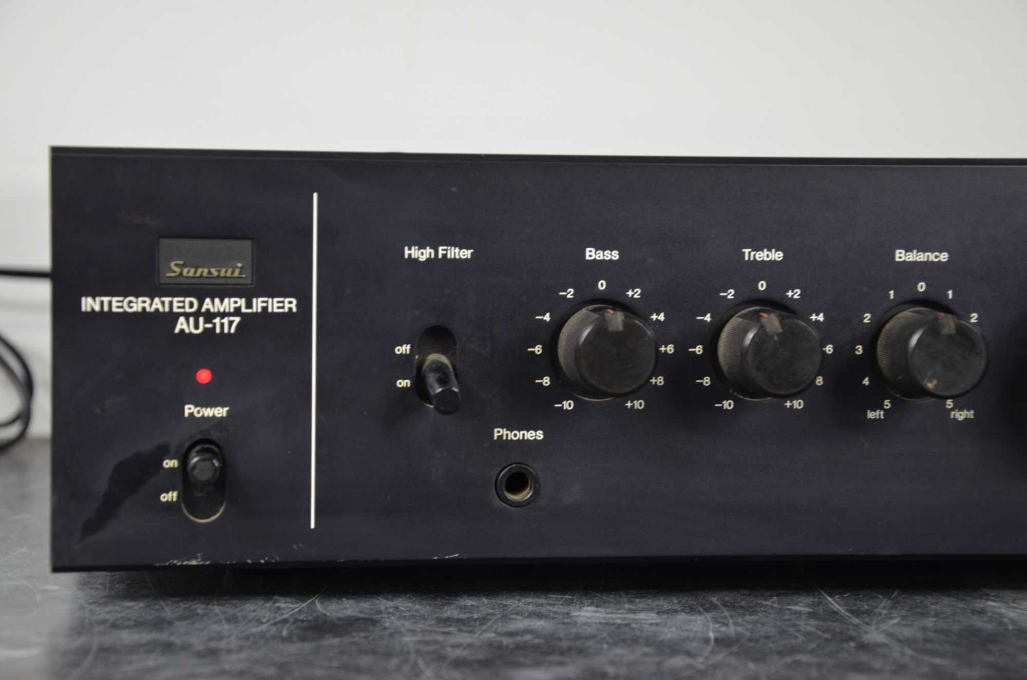 Wzmacniacz SANSUI AU-117 okazja Top Model JAPAN