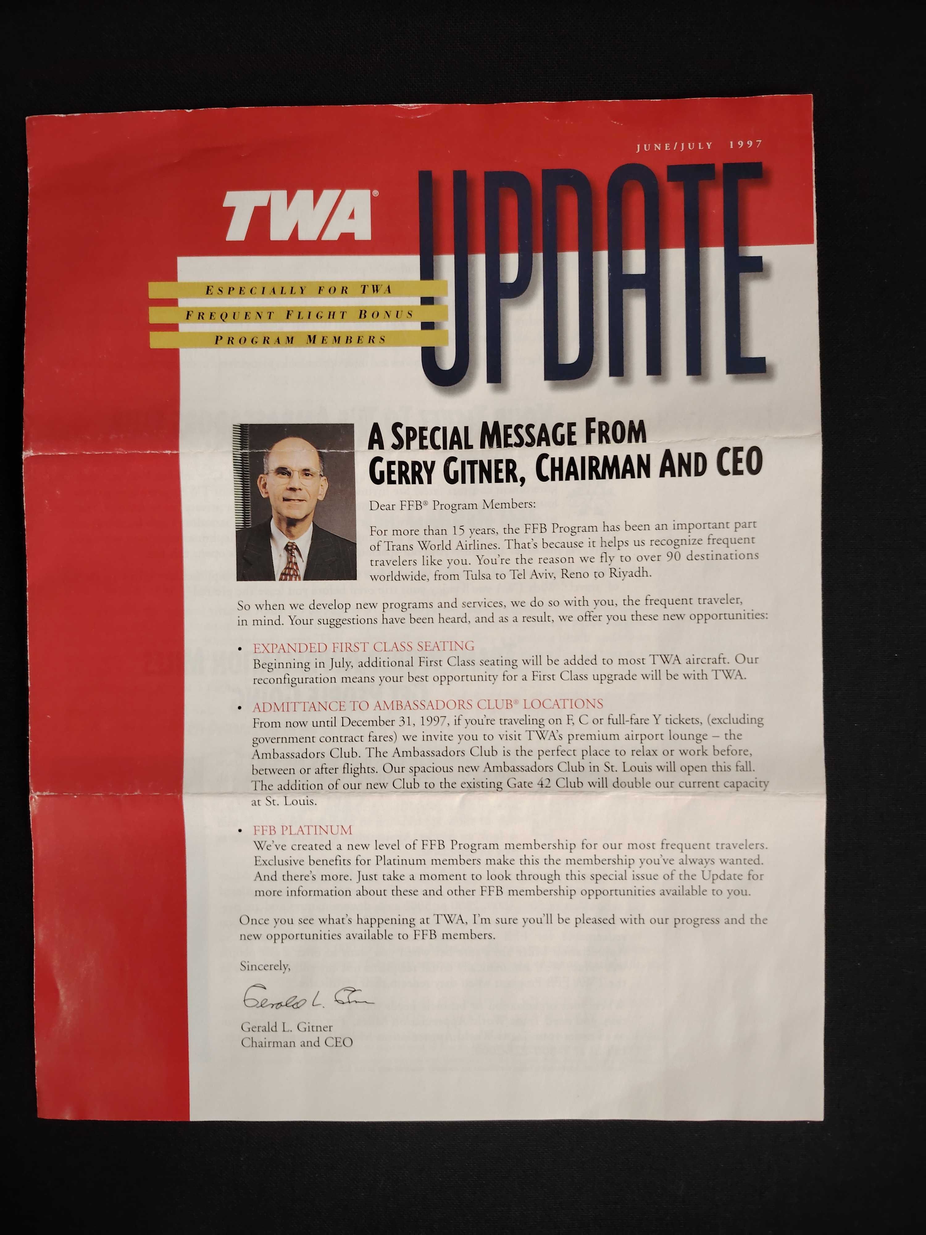TWA - artigos variados