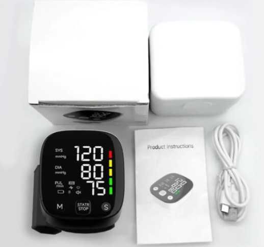 ТОНОМЕТР акумуляторний зап'ястний з голосовим оповіщенням HD екраном