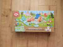 NOWA klocki Elefun duże drewniane miasto wooden big city 115 elementów