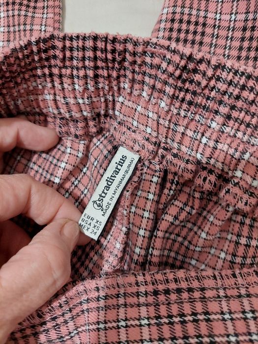 2 Calças xadrez Tam. XS