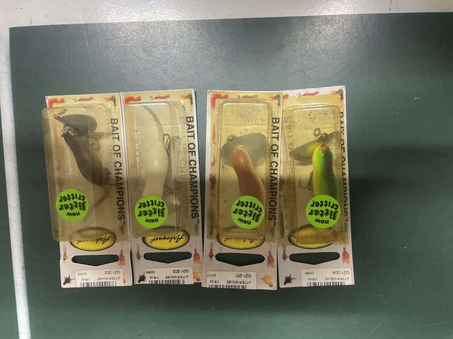 Amostras de pesca marca fred arbogast