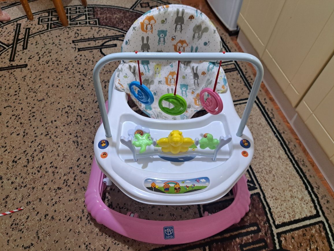 Ходунки Bambi M 0591-4 Розовый