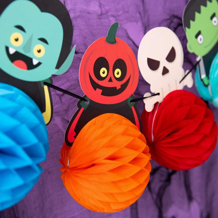 Girlanda papierowa HONEYCOMB "HALLOWEEN MONSTERS" 300cm
