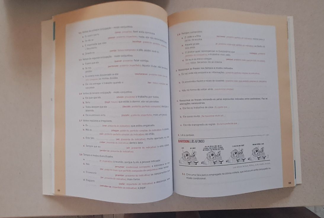 A Par e Passo, caderno actividades Português  7⁰Ano
