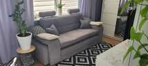 Kanapa Sofa Wenus rozkładana z funkcją spania Pufy Materac.