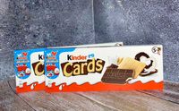 Печиво Kinder Cards 
Вага 128 г
5 шт. в уп.
