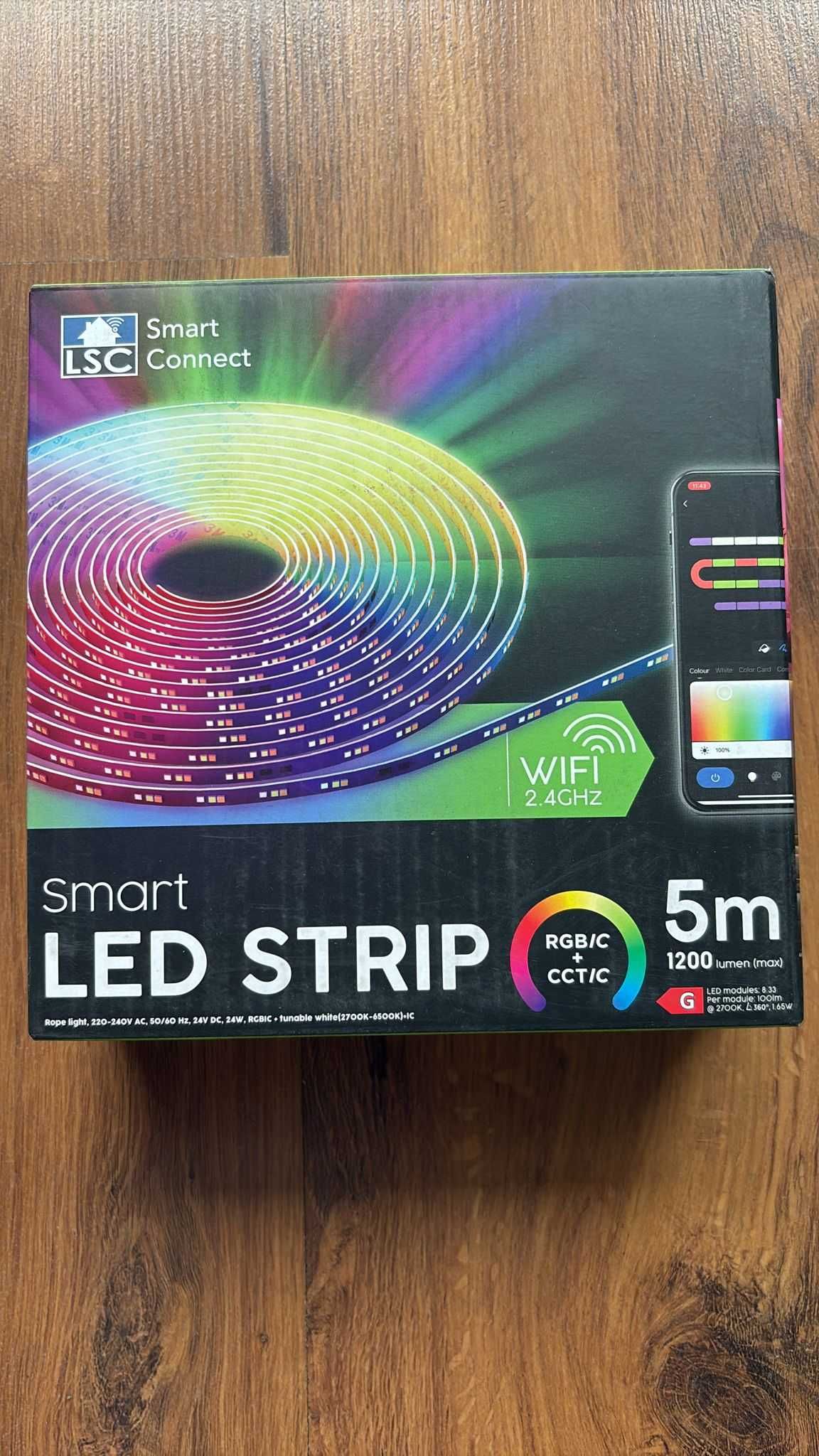 Taśma LSC Smart Connect LED 5 metrów , nowa