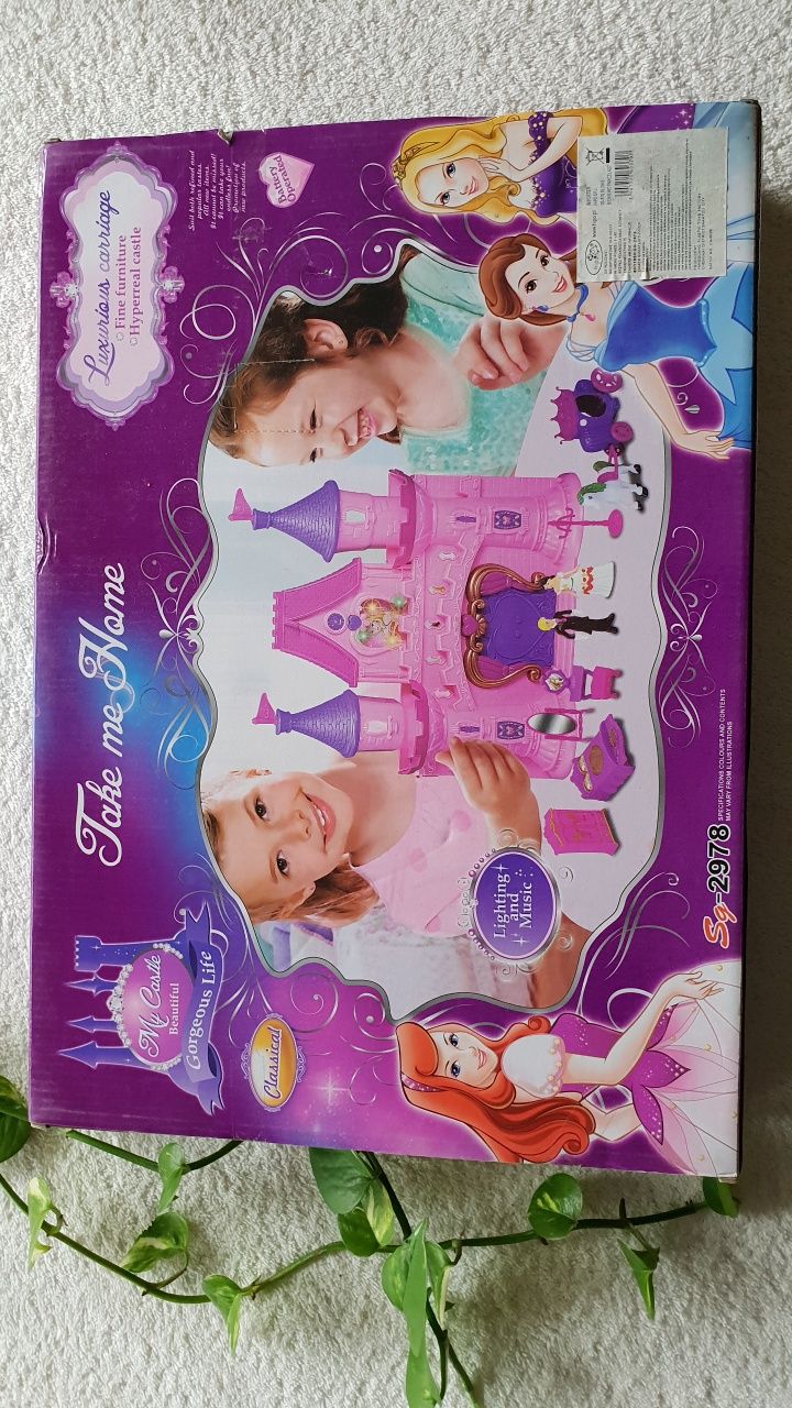 Zamek lalka księżniczka Princess Puzzle układanka mata lalka książę