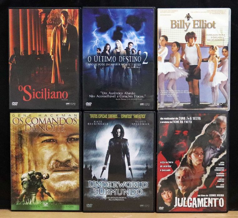 Lote 24 filmes em DVD [individual ou em lote]