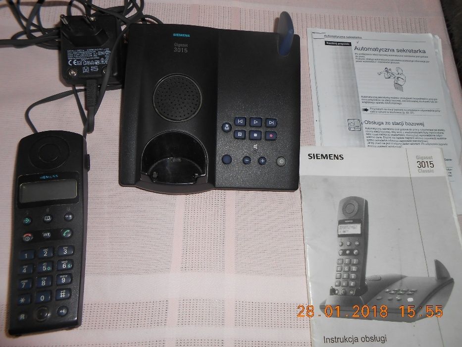 Sprzedam telefon bezprzewodowy SIMENS Gigaset 3015 Clasic