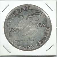 Moeda portuguesa, 25 anos 25 abril, 1.000$00 de 1999 – prata