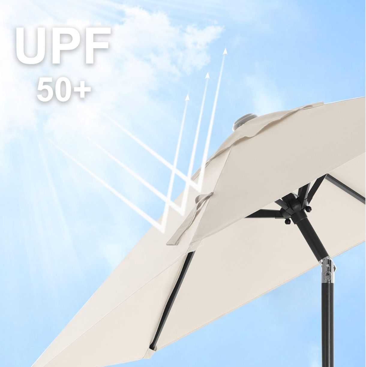 Nowy parasol ogrodowy