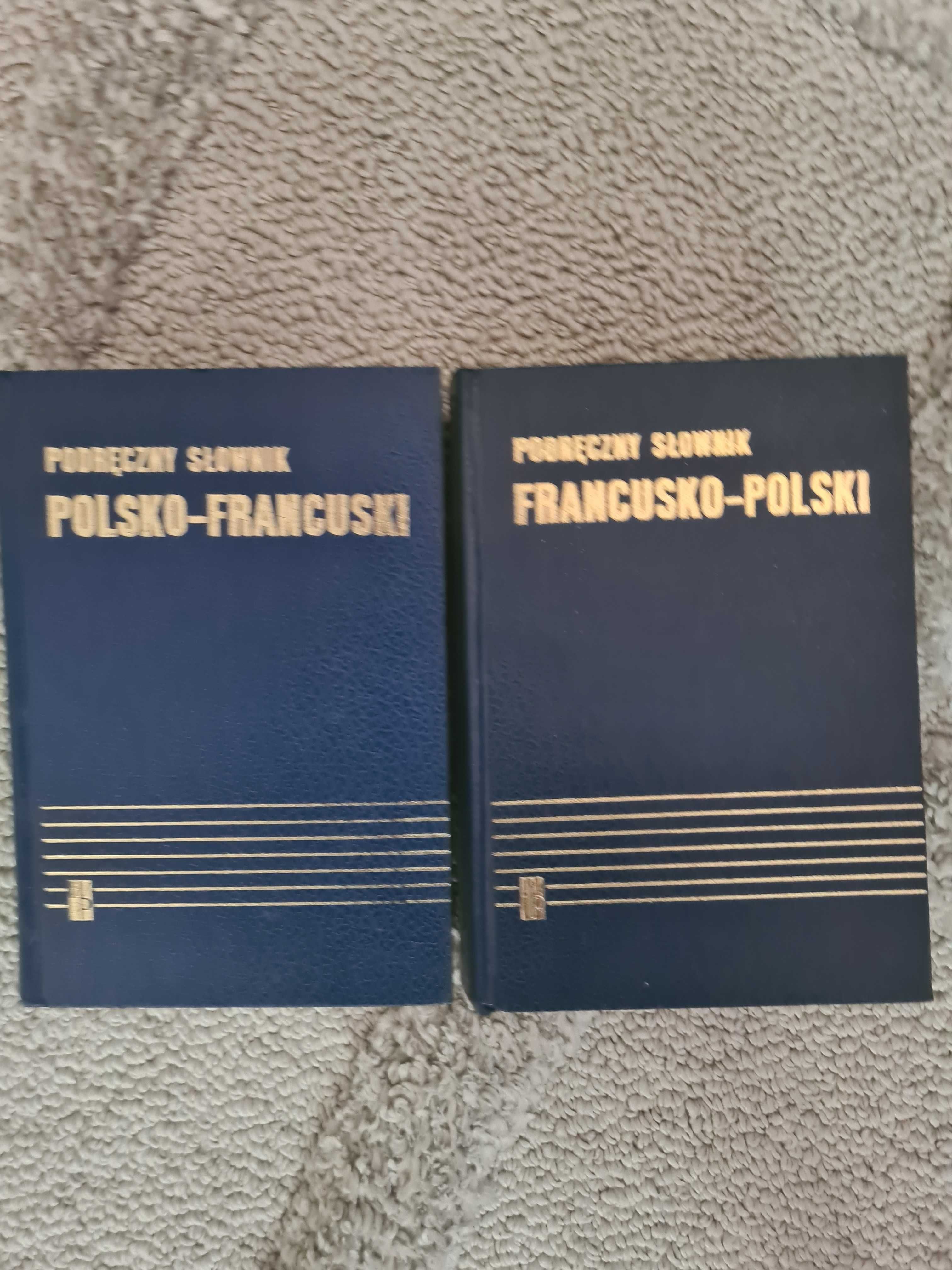 Słownik polsko francuski i francusko polski 2 tomy