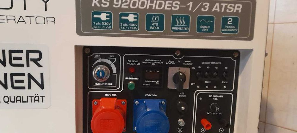ДИЗЕЛЬНИЙ генератор Könner & Söhnen KS 9200HDES-1/3 ATSR.