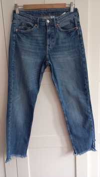 H&M Spodnie jeansowe 36 S Girlfriend Jeans jeansy