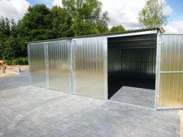 Garaż podwójny Blaszak 6x5 6x6 dwa stanowiska Na 2 samochody PROMOCJA