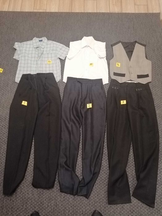 Spodnie na kant chlopiece