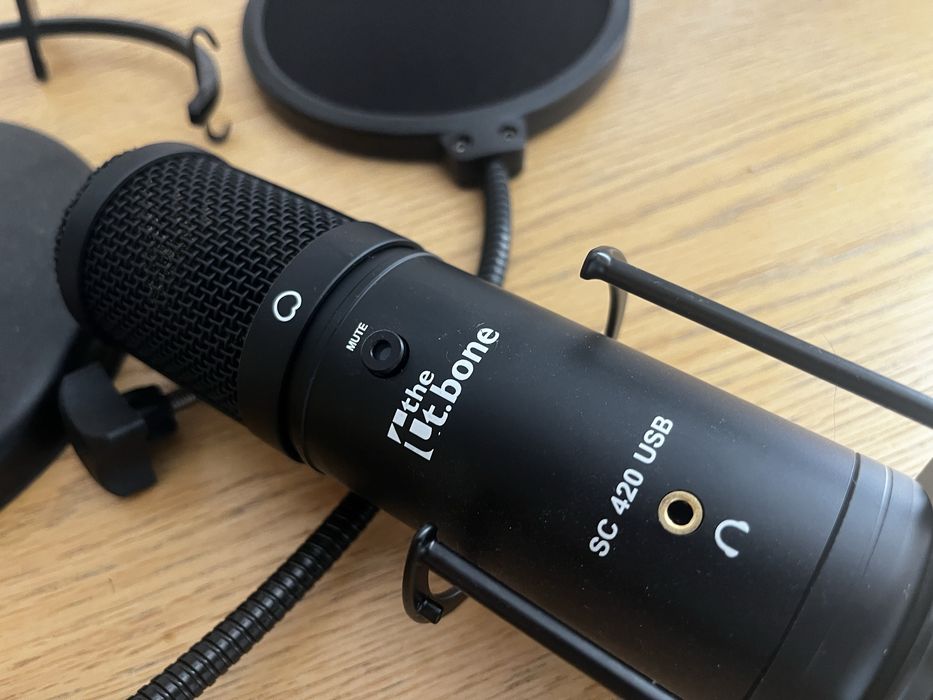 Microfone t.bone SC 420 USB Desktop-Set